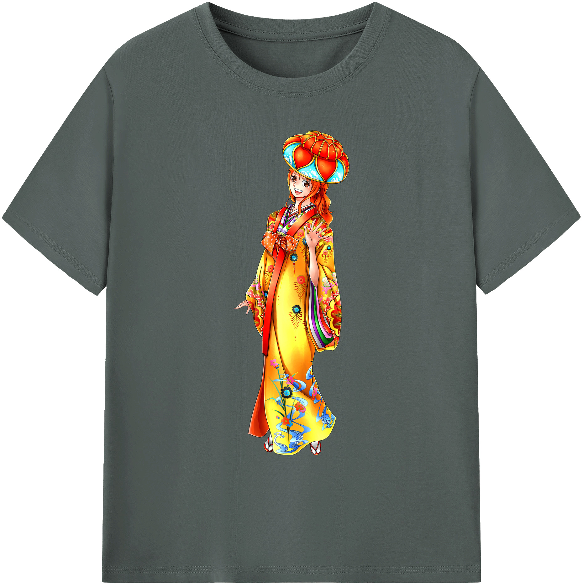 ワンピース ナミ ONE PIECE Nami 綿100％ メンズ半袖Tシャツ｜肌触りやわらか＆通気性